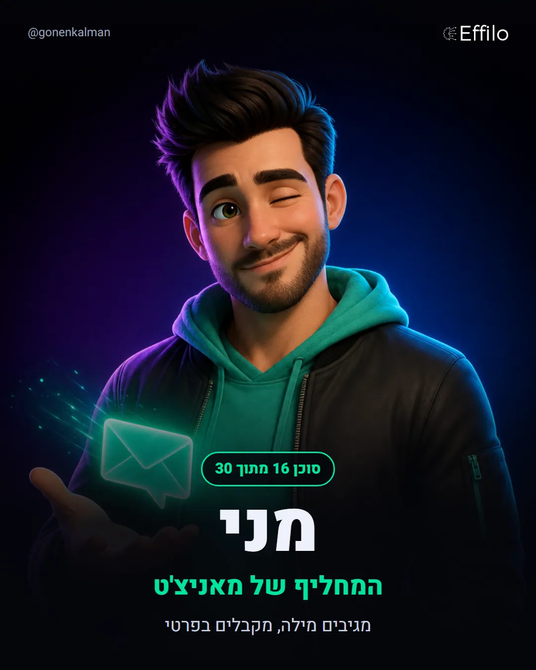 מני, המחליף של מאניצ'ט: תגובה שהופכת להודעה בפרטי, בלי מאניצ'ט